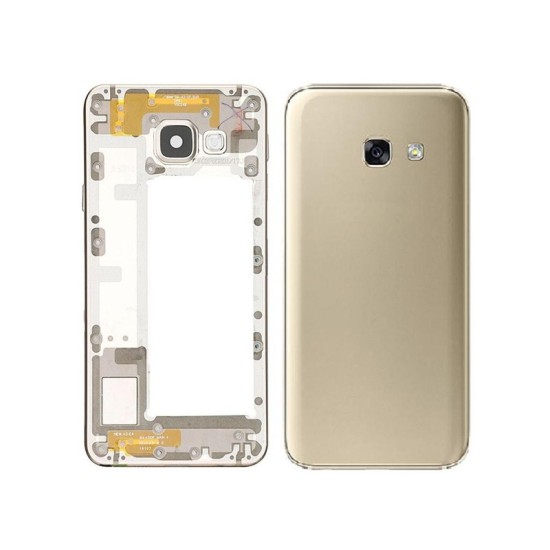 TAMPA COM CHASSI TRASEIRA SAMSUNG GALAXY A5 / SM-A500F DOURADO TAMPA COM CHASSI TRASEIRA SAMSUNG GALAXY A5 / SM-A500F DOURADO